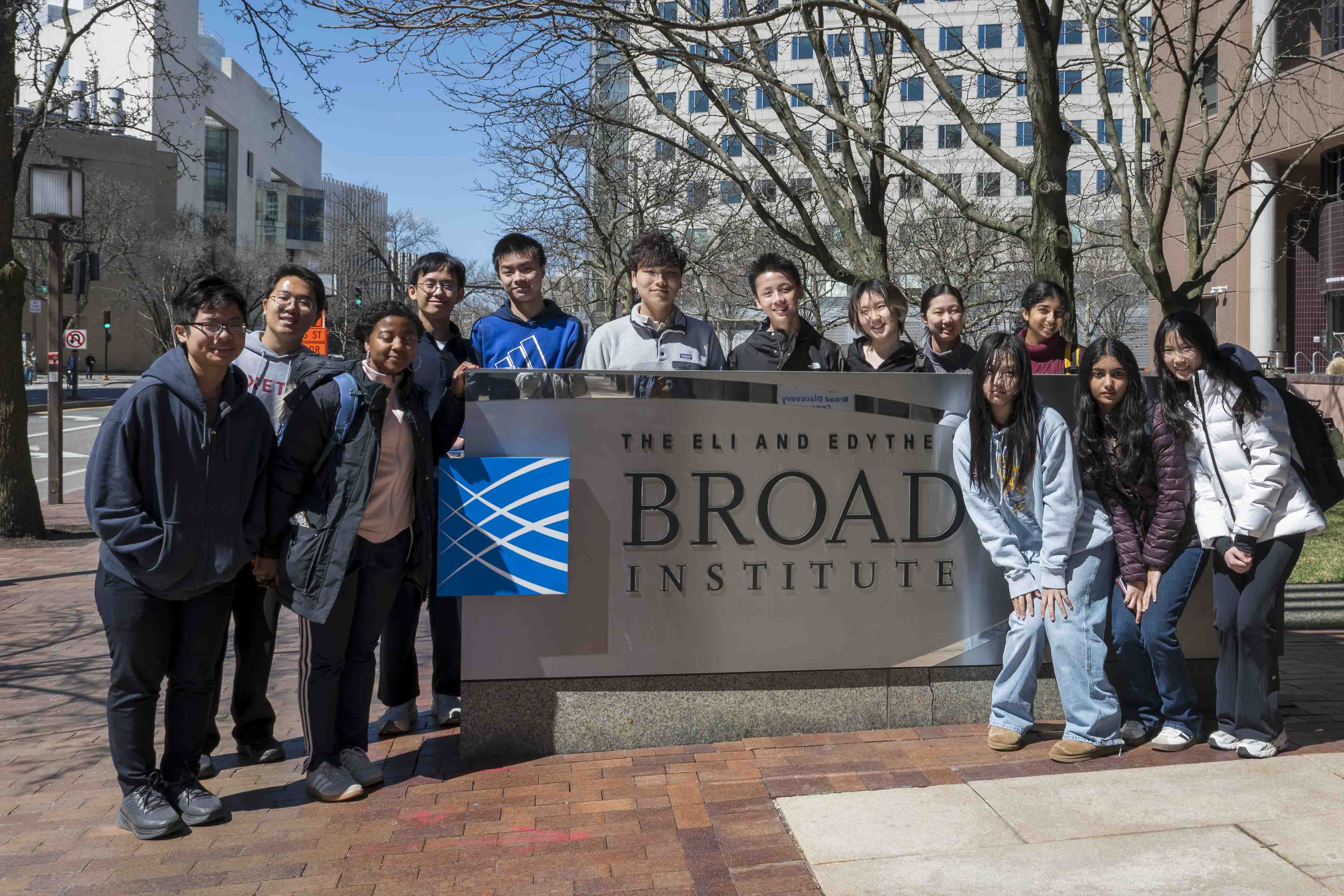 EBS team members visiting Broad Institute